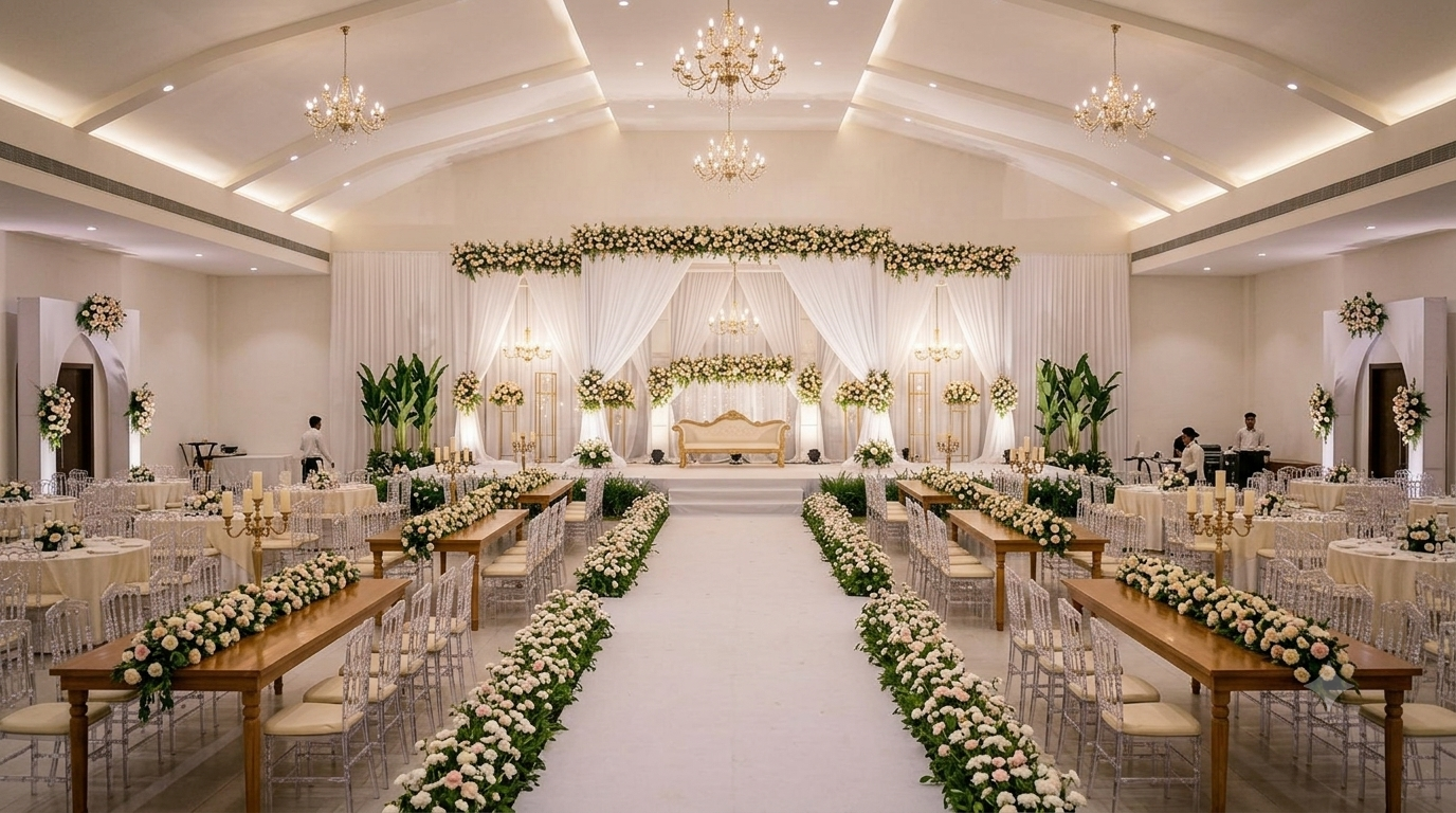 Romantic Anniversary Party Setup