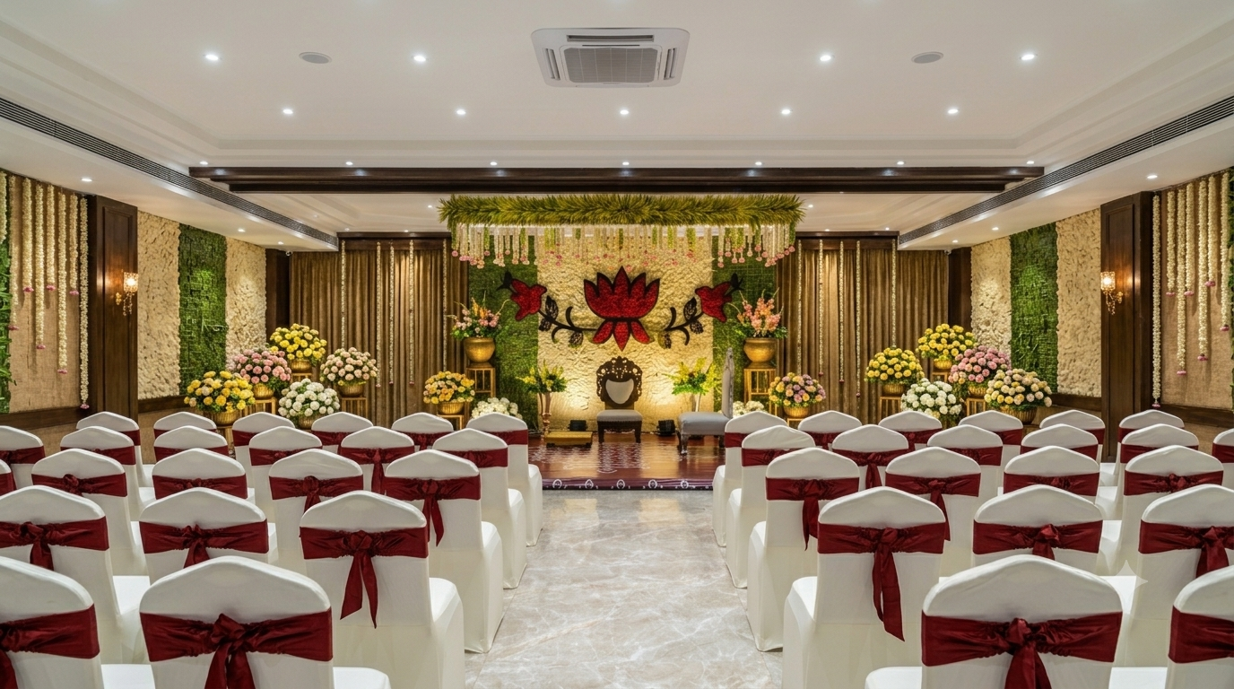 Traditional Half-Saree Function Event Setup